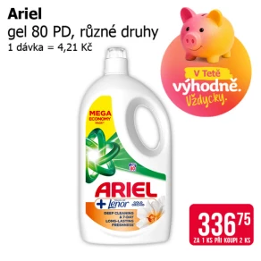 Sleva na produkty Ariel