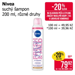 Sleva na produkty Nivea