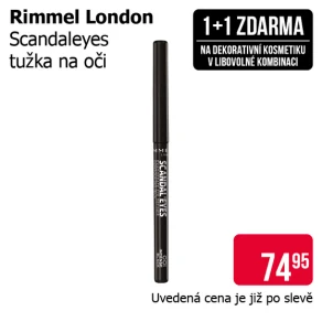 Akce 1+1 zdarma na dekorativní kosmetiku v libovolné kombinaci