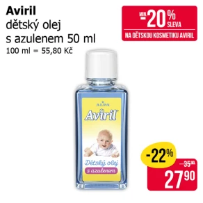Sleva na produkty Aviril