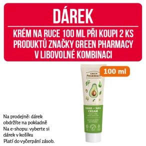 Dárek - krém na ruce 100 ml při koupi 2 ks produktů značky Green Pharmacy v libovolné kombinaci