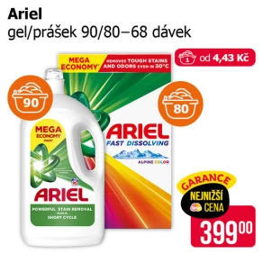 Sleva na produkty Ariel