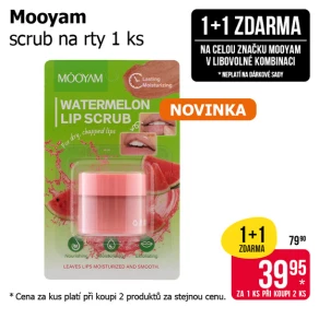Akce 1+1 zdarma na značku Mooyam v libovolné kombinaci
