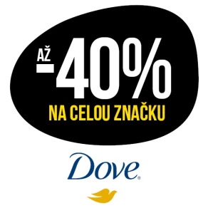 Sleva až 40 % na značku Dove