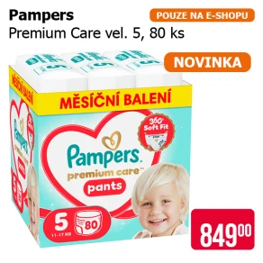 Pampers - Premium Care Pants, vel. 5, 80 ks