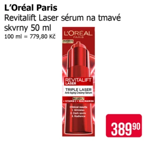 Sleva na produkty L'Oréal Paris