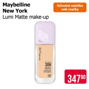 Sleva na produkty Maybelline New York