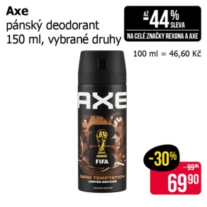 Sleva na produkty AXE
