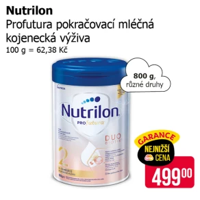 Sleva na produkty Nutrilon