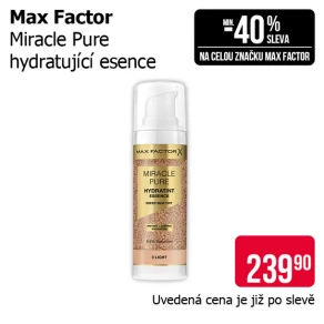 Sleva na produkty Max Factor