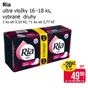 Sleva na produkty Ria