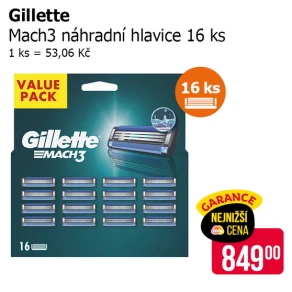 Sleva na produkty Gillette