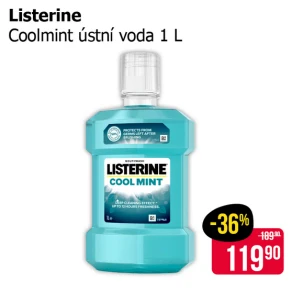 Sleva na produkty Listerine