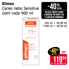 Sleva na produkty Elmex