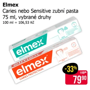 Sleva na produkty Elmex