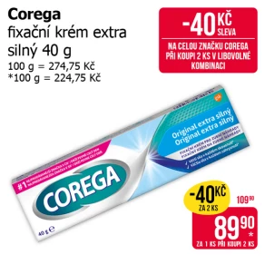 Sleva na produkty Corega