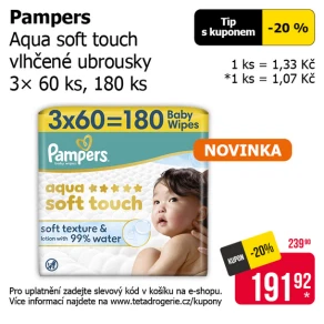 Sleva na produkty Pampers