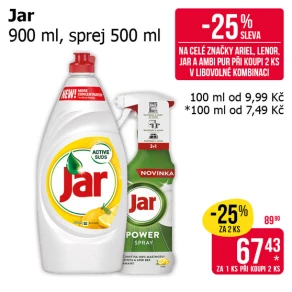 Sleva na produkty Jar