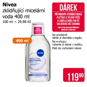 Sleva na produkty Nivea