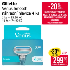 Sleva na produkty Gillette
