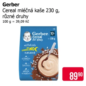 Sleva na produkty Gerber
