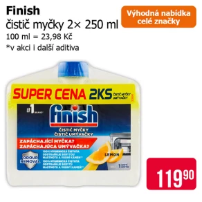 Sleva na produkty Finish