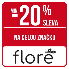 Sleva min. 20 % na celou značku Floré