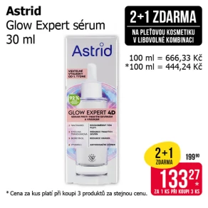 Akce 2+1 zdarma na pleťovou kosmetiku v libovolné kombinaci