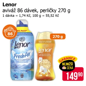 Sleva na produkty Lenor