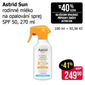 Sleva na produkty Astrid