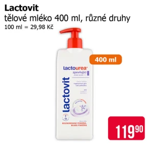 Sleva na produkty Lactovit