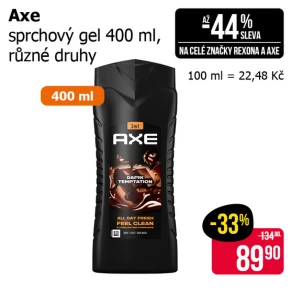 Sleva na produkty AXE