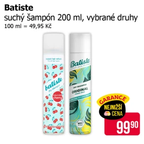 Sleva na produkty Batiste