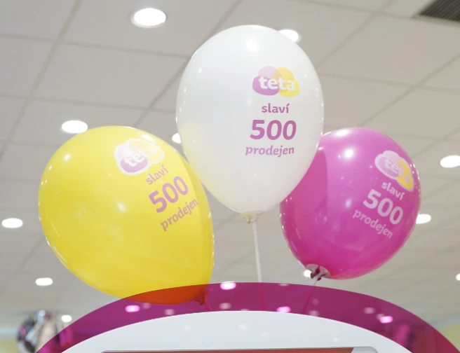 Teta oslavuje 500 proměněných prodejen