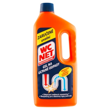 WC Net Professional Gel na ucpané odpady 1000 ml