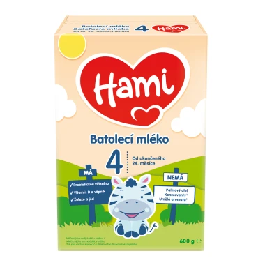HAMI 4 batolecí mléko 600 g