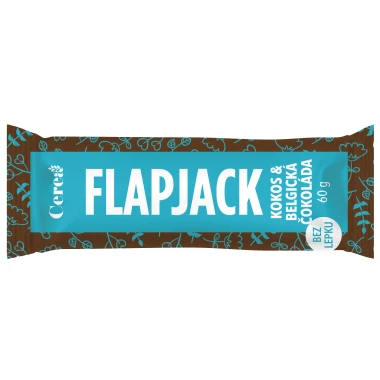 Cerea FLAPJACK belg. čokoláda & kokos 60g