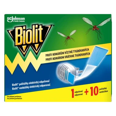 Biolit® Elektrický odpařovač + suchá náplň 10 ks
