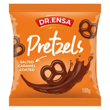 Dr. Ensa Slaný preclík v mléčné čokoládě se slaným karamelem 100 g 