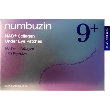 Numbuzin No.9 NAD+ Collagen Under Eye Patches oční polštářky 5 x 8 g