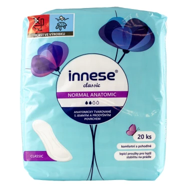 innese Classic dámské vložky NORMAL anatomic 20 ks