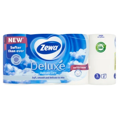 Zewa Deluxe Delicate Care Toaletní papír 3vrstvý 8 ks