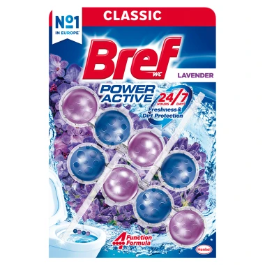 Bref Power Active Lavender tuhý WC blok 2 x 50 g