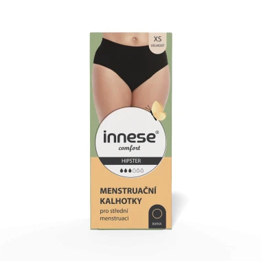 innese Menstruační kalhotky pro střední menstruaci XS