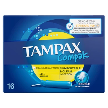 Tampax Compak Regular Tampony s aplikátorem16 ks