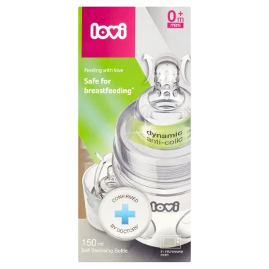 Lovi Samosterilizující láhev 0+ 150 ml