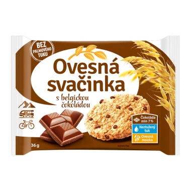 Fammilky Ovesná svačinka s belgickou čokoládou 36 g