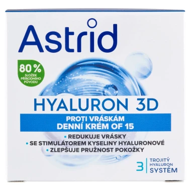 Astrid Hyaluron 3D denní krém OF 15 50 ml