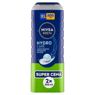Nivea Men Hydro Care Derma 5 v 1 Active hydratační sprchový gel 2 x 500 ml