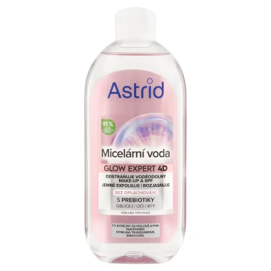 Astrid Glow Expert 4D micelární voda 400 ml